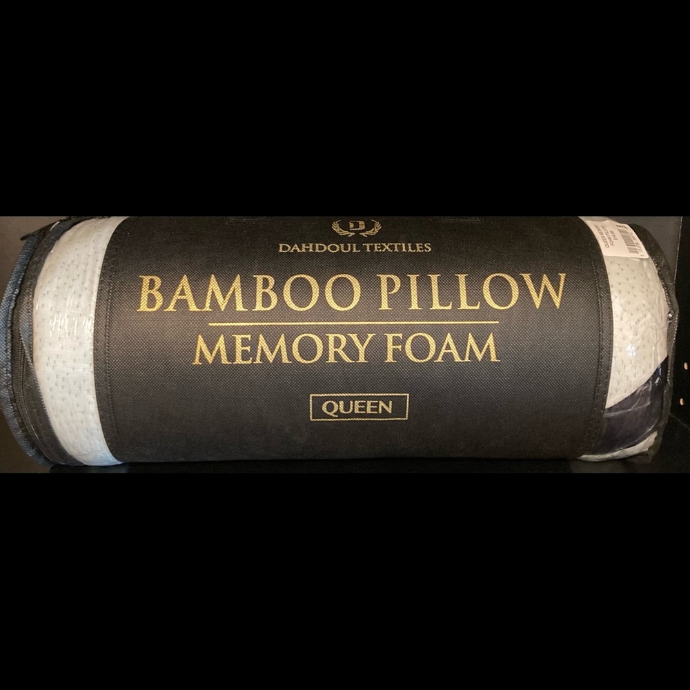 EHF Bamboo Memory Foam Bed Pillows - Queen Size - NEW IN PACKAGE
